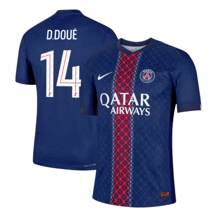 PSG D.DOUÉ #14 Home Soccer Jersey Authentic 2025/26